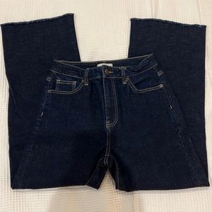 Oliver Logan Aberdeen High Rise Wide Leg Cropped Jeans *EUC